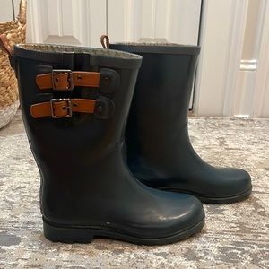 Sz 8 Chooka dark blue rain boots